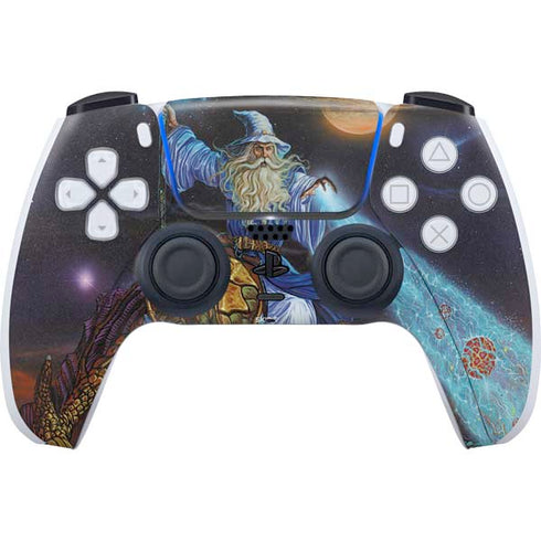 Twilight Tempest Wizard by Ed Beard Jr PlayStation PS5 Skins